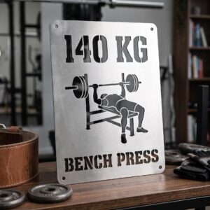 Kişiye Özel Bench Press Başarı Plaketi