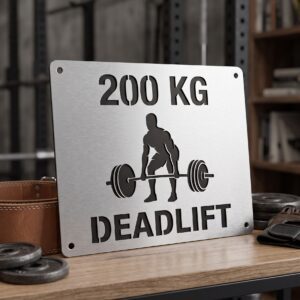 Kişiye Özel Deadlift Başarı Plaketi