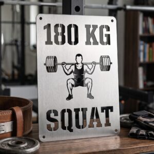 Kişiye Özel Squat Başarı Plaketi
