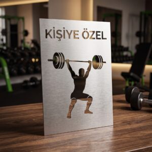 Tamamen Kişiye Özel Sporcu Başarı Plaketi